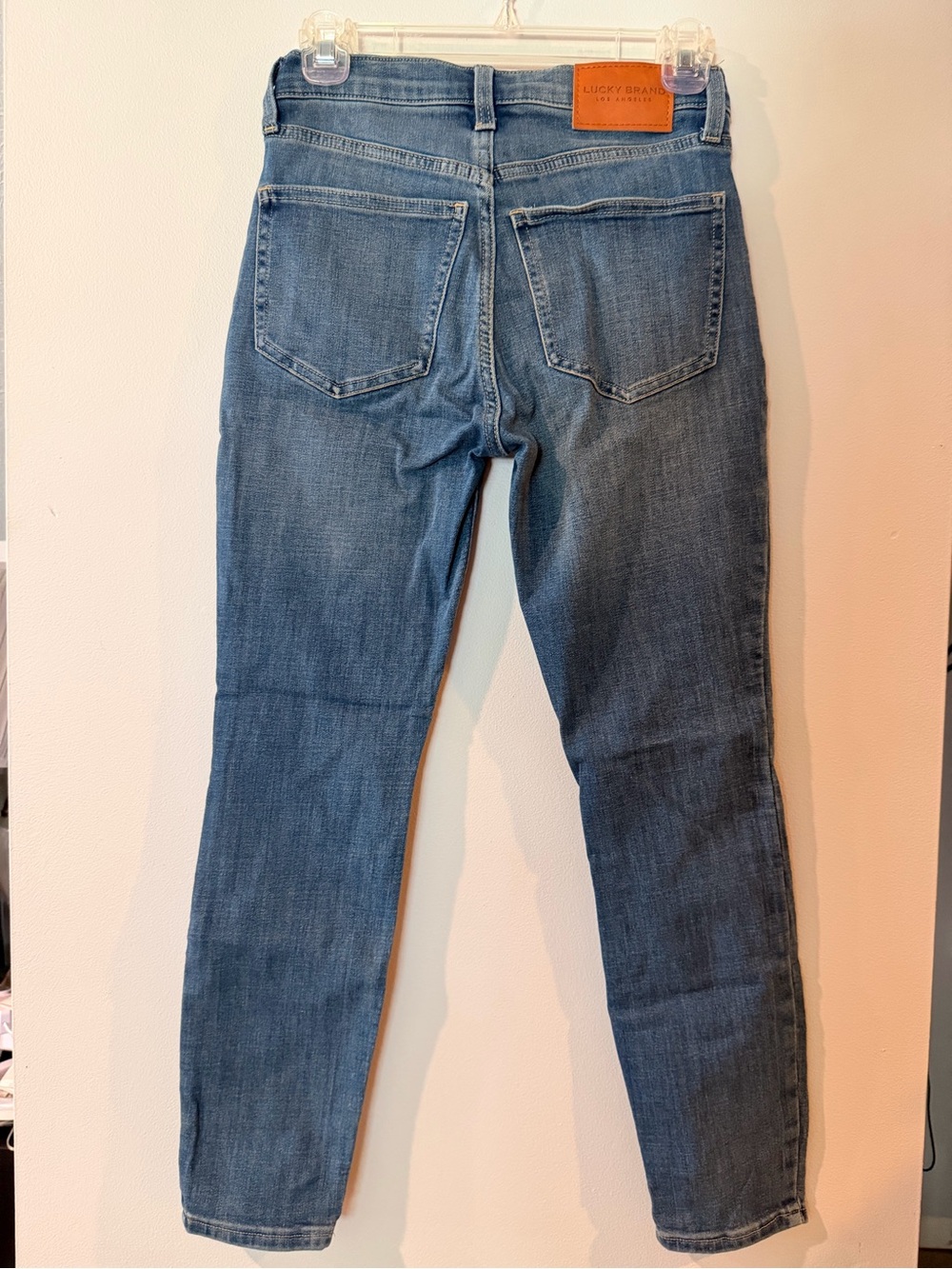 Lucky Brand Blue Ankle Straight Jeans
